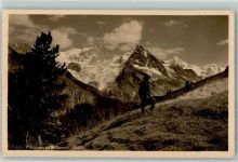 3961 Zinal Gebrauchsspuren Paysage et le Besso