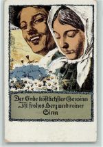 Bauer Bäuerinn Blumen