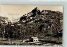 7180 Disentis Mustér 1926 - Gasthaus Passhöhe Hospiz Oberalp Graubünden Piz Tiarms und Fellilücke