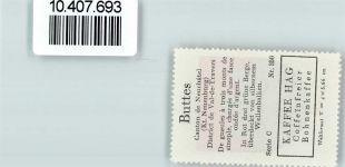 2115 Buttes - Vignette Wappen Kaffee Hag 1920-1940