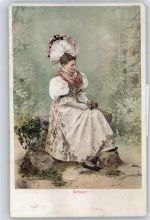 Schwyz Tracht Schweiz Gebrauchsspuren