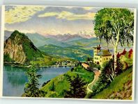 Monte Bré Gebrauchsspuren Berghotel Bre Monte Rosa sign.