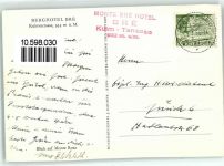 Monte Bré Gebrauchsspuren Berghotel Bre Monte Rosa sign.