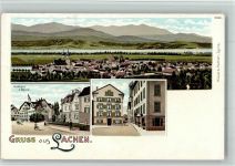 9428 Lachen BOAKC Gasthaus Bären u. Rössli Lithographie