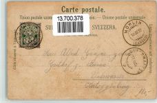 4314 Zeiningen 1902 BOAKC Handlung Schumacher Gasthaus Adler Lithographie