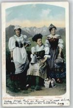 Rätische Trachten Tracht Schweiz