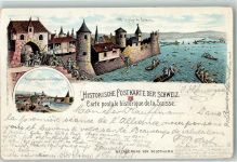 4500 Solothurn Soleure 1318 Lithographie Belagerung der Stadt