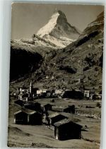 3920 Zermatt Foto AK Matterhorn