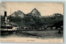 6440 Brunnen 1906 - Personendampfschiff Ruderboot
