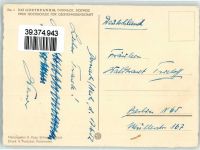 4143 Dornach Künstlerkarte Goetheanum sign. H Kasp Schwarz