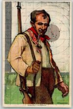 8330 Pfäffikon ZH Gebrauchsspuren Schützenfest 1824-1924 Lithographie sign. Hugentobler