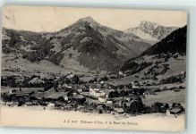 1660 Château-d´Oex 1907 Gebrauchsspuren Dent de Corjon