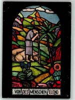 8374 Oberwangen TG 1937 - Kirche Glasgemälde von Zurflüh Der verlorene Sohn Bahnpost Zug 507