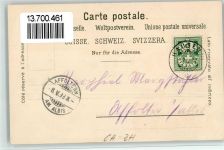 8915 Hausen am Albis 1899 BOAKC Seidenfabril Lithographie