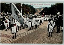 9000 St. Gallen S. Gallo 1913 - Jugendfest Turnergruppe Fahne