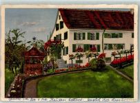 8706 Meilen Künstlerkarte Haus Betfahrt Hohenegg sign. l. Gysel