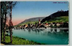 8260 Stein am Rhein Gebrauchsspuren Bahnpost Zug 575