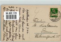 3715 Adelboden BE 1922 Foto AK Rehardtbrücke