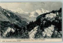 3800 Interlaken 1908 - Heimwehfluh Eiger Mönch und Jungfrau