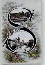 8200 Schaffhausen Sciaffusa - Munoth Strassenbahn Buchstabenkarte