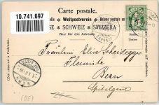 3400 Burgdorf Berthoud 1899 Foto AK Bahnpost Zug 10