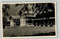 7250 Klosters 1941 Foto AK Pension Schäublin