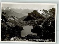 Gemmipass Wallis Foto AK Fliegeraufnahme Daubensee Walliseralpen