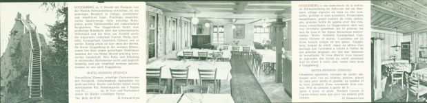 3158 Guggisberg KEINE AK Hotel Sternen Faltprospekt Klappkarte 2-fach