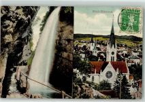 2500 Biel/Bienne 1909 - Kirchen Taubenlochschlucht