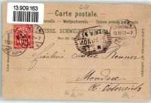 6000 Luzern Lucerne 1897 Lithographie Löwen Denkmal Edelweiss