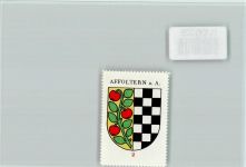 8910 Affoltern am Albis - Vignette Wappen Kaffee Hag ca 1920-1940