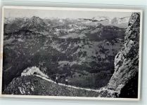 Grosser Mythen - Bändli am Gr. Mythen mit Schwyzer- und Glarneralpen