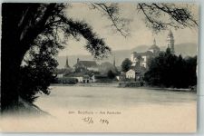 4500 Solothurn Soleure Foto AK Am Aareufer