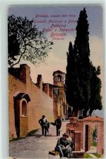 6614 Brissago 1925 - piazzale della chiesa