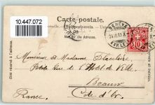 Genève Genf Helvetia 1903 Gebrauchsspuren