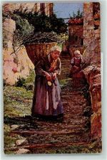 6900 Lugano Künstlerkarte Contadine