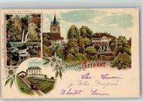 1304 Cossonay-Ville BOAKC Lithographie La Tine de Conflans Funiculaire Bergbahn Edelweiß Verlag Künzli Nr 1986