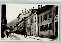 1337 Vallorbe 1938 - Verlag SG - Straßenbild , Hotel de France