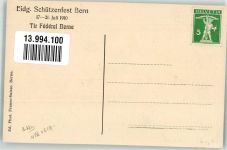 3000 Bern Berne 1910 Foto AK Schützenfest Festhütte