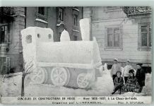 2300 La Chaux-de-Fonds 1906 - Concours de Constructions de Neige Hiver