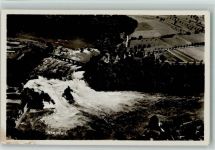 8200 Schaffhausen Sciaffusa Foto AK Rheinfall Luftaufnahme