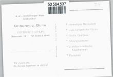 8400 Winterthur - Restaurant zur Blume