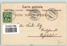 9428 Walzenhausen 1901 Lithographie BodenseeVorarlberge Tracht Drahtseilbahn nach Rheineck