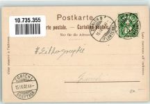 Zürichberg 1902 Lithographie Gasthaus Alkoholfreies Volk- und Kurhaus Zürichberg