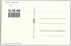 7224 Putz Foto AK Burg Ruine Winter