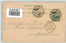 8636 Lauf Wald ZH 1901 Lithographie Sanatorium Gasthaus Zum Lauf