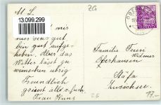 6315 Oberägeri 1935 Foto AK schöne Teilansicht am Wasser AK