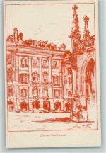 3000 Bern Berne 1930 Künstlerkarte Berner Musikschule sign Tieche