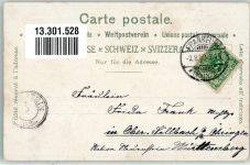 3864 Guttannen 1899 Lithographie / Künstlerkarte Oberland Bernois