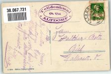 6460 Altdorf UR 1927 Foto AK Tell- Denkmal Straßenbahn Dorfplatz